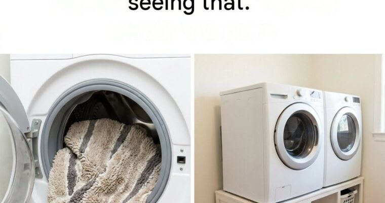 Washing Your Bath Mat in the Machine? 🛁⚠️ See why it can cause problems 👇